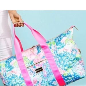 Lilly Pulitzer duffel bag matching crossbody NWT